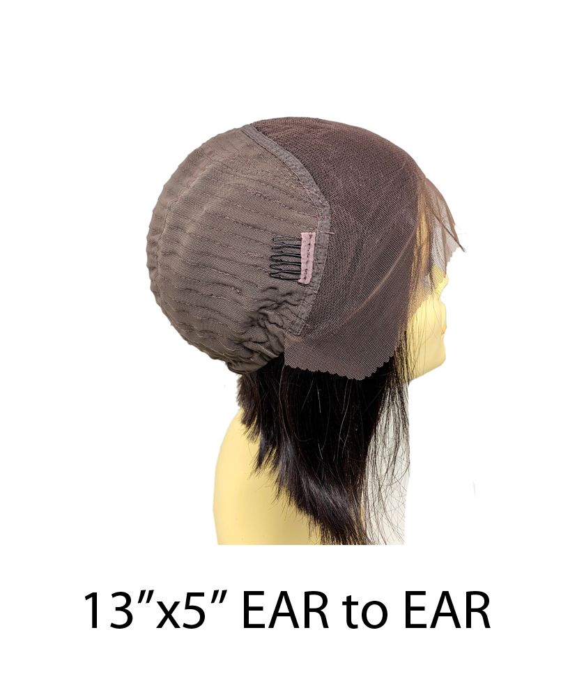 Elegante Brazilian 100% Remy Human Hair-Ear to Ear Lace Front Wig-HL ASH (2047)