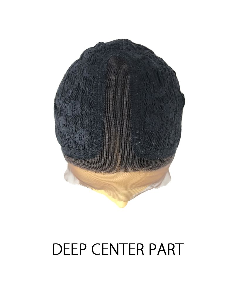 Elegante Brazilian 100% Remy Human Hair-Center Part Lace Front Wig-HL MILLA (#2016)