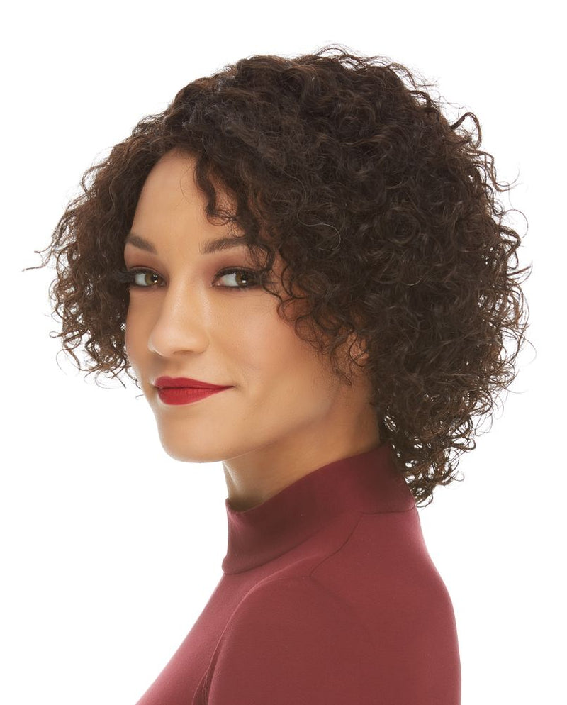 Elegante Brazilian Remy 100% Human Hair Lace Front Wig (Natural Side Part)-HL Noreen (#1537)