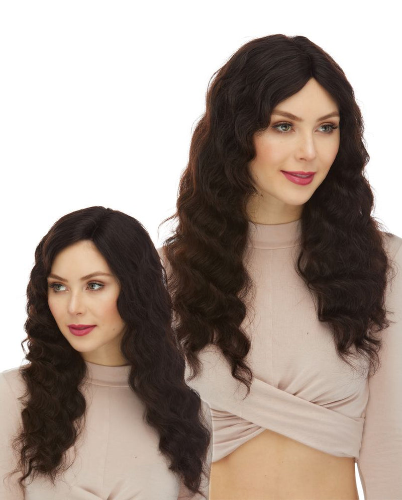 Elegante Brazilian 100% Remy Human Hair-Free Part Lace Wig-HL VANESSA (#2036)