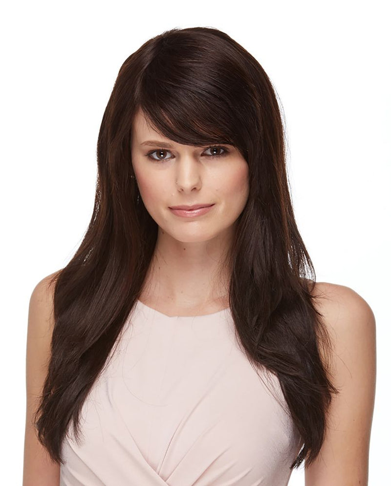 Elegante Brazilian Remy 100% Human Hair Wig-H Freesia (#1489)-NATURAL BLACK