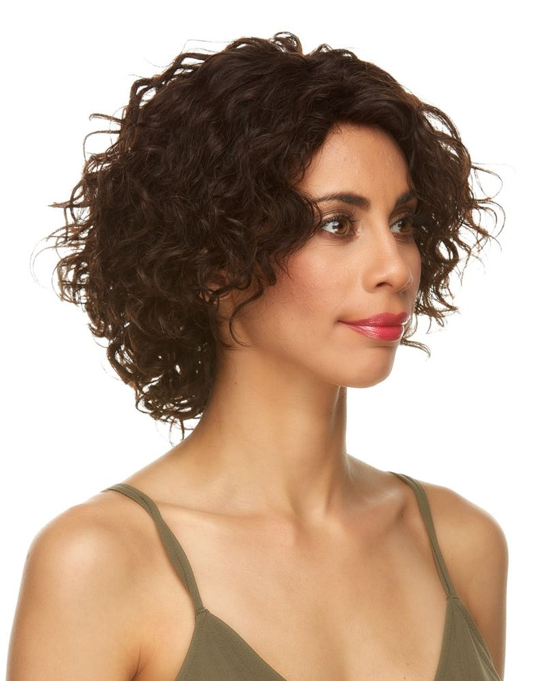 Elegante Brazilian 100% Remy Human Hair Wig-H MIMOSA (NATURAL BLACK) (#1604)