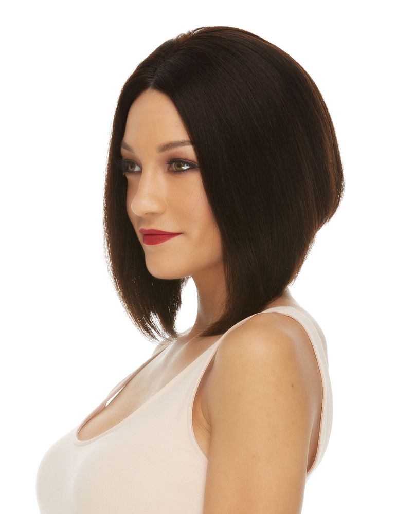 Elegante Brazilian Remy 100% Human Hair 4" X 4" Silk Lace Front Wig-HL UMA (#1546)