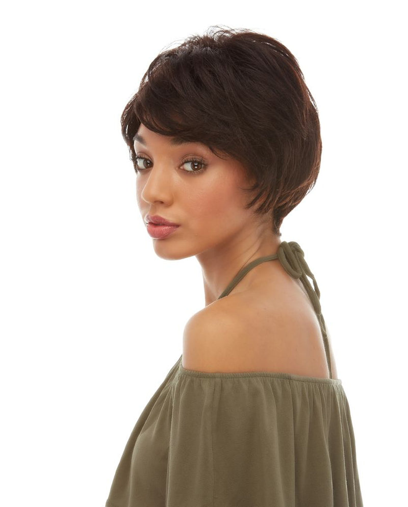 Elegante Brazilian Remy 100% Human Hair 4X4 Base Full Lace Front Wig-HL VERDI (#1571)