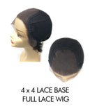 Elegante Brazilian Remy 100% Human Hair 4X4 Base Full Lace Front Wig-HL VERDI (#1571)